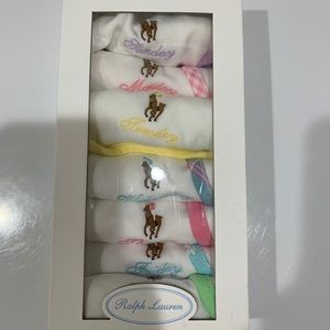 Ralph Lauren pack of 7 baby bibs